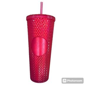 Starbucks 2019 Holiday Iridescent Cold Cup Neon Pink Tumbler Gift 011107226